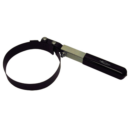 Chave de filtro de óleo K Tool 73605, 4-5/16" a 4-3/4", serviço pesado, para caminhões, com alça giratória