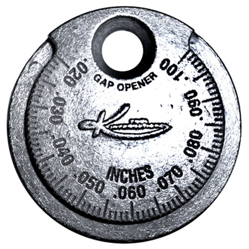 K Tool 73701 Spark Plug Gap Gauge Tool, .020 to .100, in One Thousandths Increments, Single Tool