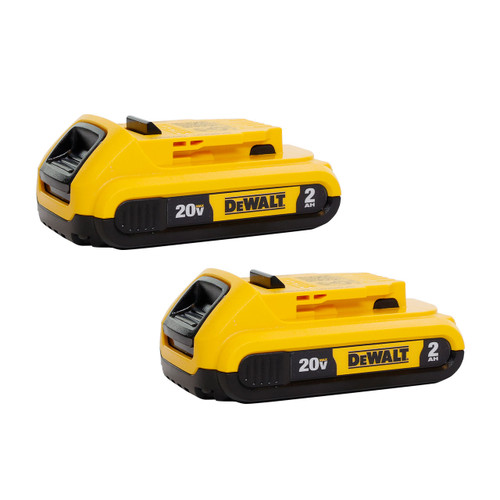 Dewalt dcb203-2 20 וולט max קומפקטי ליתיום- Ion 2.0ah מארז סוללות