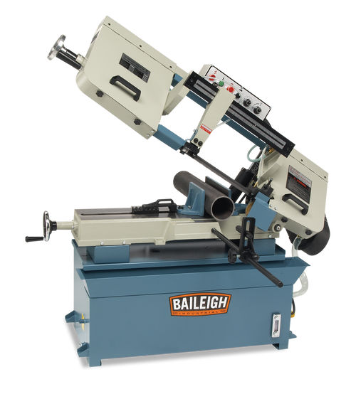 Baileigh 240V 1Ph Metal Cutting Band Saw with Mitering Vice 1" Blade (1001740)