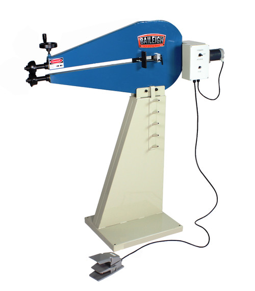 Baileigh 110V 24" Throat Depth Bead Roller for 16 Gauge Mild Steel (1000923)