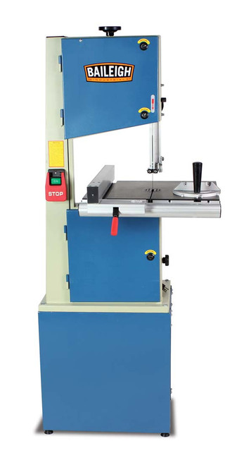 Baileigh 3/4HP 110V 12" Wood Working Vertical Bandsaw with Rip Fence (1008296)
