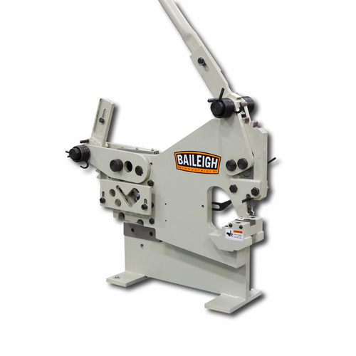 Baileigh Manually Operated Ironworker with Punch Station Versatile Tool (1010452)
