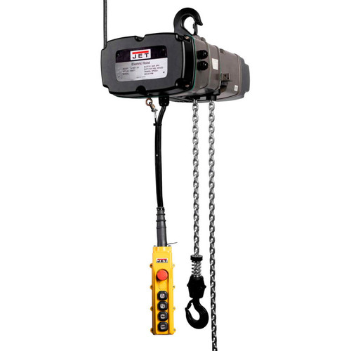 Jet 144014K TS500-015 5 Ton Electric Hoist 460V W/TROLLEY & 4BTN PEND