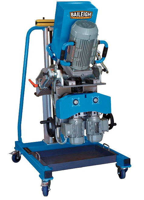 Baileigh 220V 3Phase Beveling Machine with E-Z Adjust Cart Bevel (1008489)