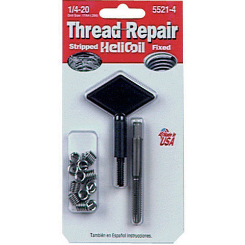 Kit de reparo de rosca Helicoil 5521-4, 1/4" x 20 NC