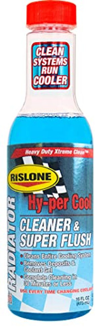 Bar's Leaks HFL400 Rislone Hy-per Cool Radiator Cleaner and Super Flush, 16 oz