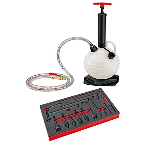 Powerbuilt 240237 Kit de remplissage de liquide ATF 6 litres avec 14 adaptateurs pour véhicule