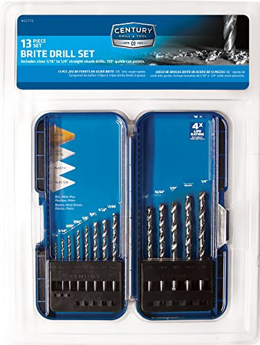 Century Drill 13 Piece Brite Drill Bit Set (22713)