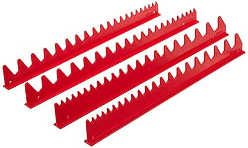 Ernst 6014 40 Tool Space Saver Wrench Rail Kit - Red