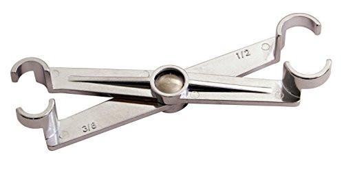 Lisle 63710 3/8" x 1/2" Low Profile Scissor Disconnect