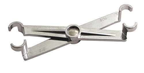 Lisle 63720 5/16" x 3/8" Low Profile Scissor Disconnect