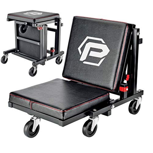 Powerbuilt 240298 2-in-1 Pro Mechanics Creeper Seat - Low or High Position