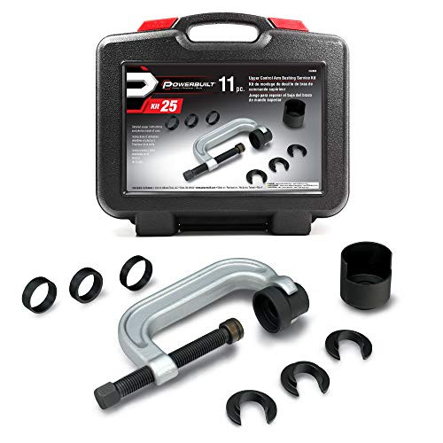 Powerbuilt 648604 Ensemble d'outils d'entretien de bagues de bras de commande supérieur pour Ford, GM