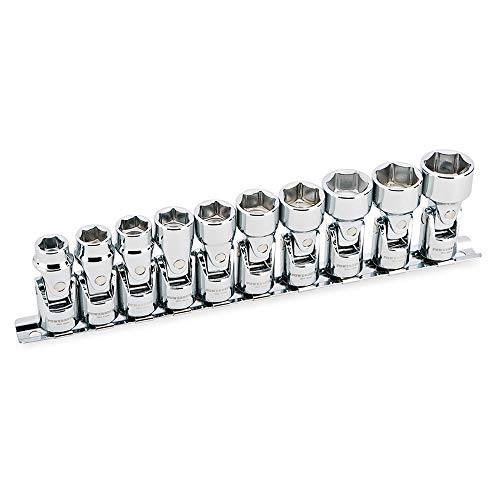 Powerbuilt Universal Metric Socket Set 10-pc 3/8-in Drive 641715 (JB-ALT-641715)