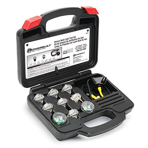 Powerbuilt 648745 Deluxe Fuel Injection Test Noid Light Tool Set, Kit Tests