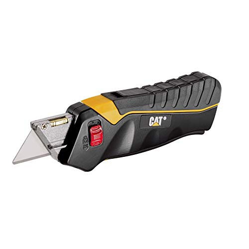 Powerbuilt 240071 Safety Utility Knife Box Cutter Self-Retracting Blade