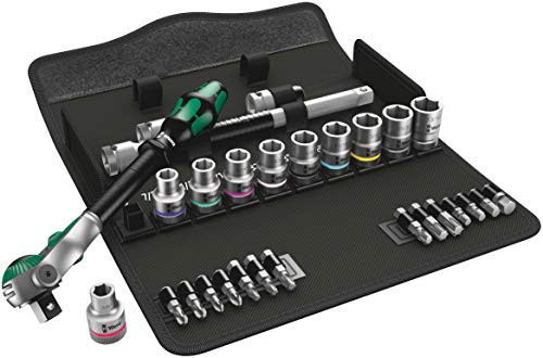 Wera 8100 SC 1/2" Drive Ratchet Set, SAE/Torx, 28-Piece (05004079001)