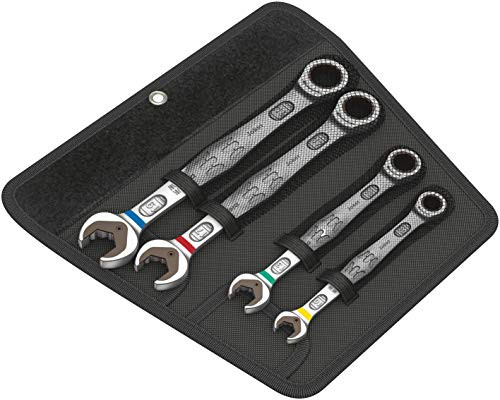 Wera 05073290001 Joker 4pc Metric Ratcheting Combination Wrench Set