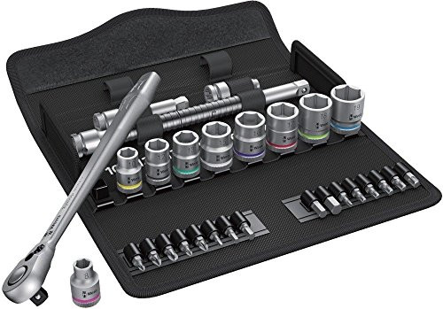 Wera 8100 SB 8 Zyklop Metal Ratchet Set with Switch Lever (05004048001)