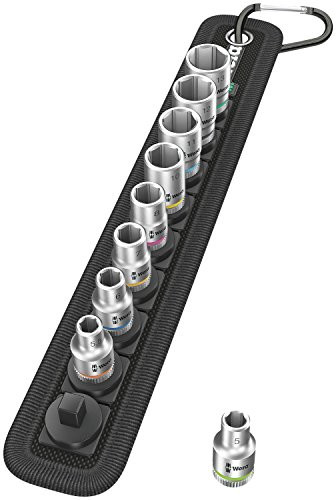 Wera Belt A 4 Zyklop Socket Set 1/4″ Drive 9-Piece (05003883001)