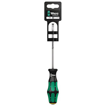 Wera Slotted Screwdriver 1×5.5×125 mm Kraftform Plus (05100044001)
