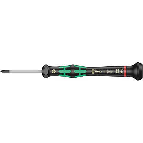 Wera 2050 PH Phillips Micro Screwdriver #00 x 40 mm (05118019001)
