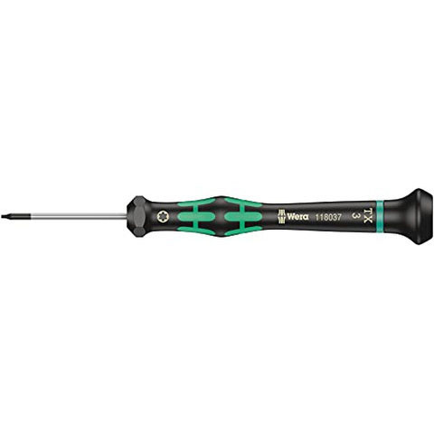 Wera 2067 Torx TX3 Electronics Precision Screwdriver (JB-WER-05118037001)