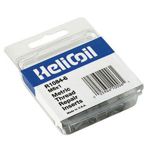 Helicoil R1084-6 Insertos de repuesto, 6 mm x 0,90 NC, 12 por paquete