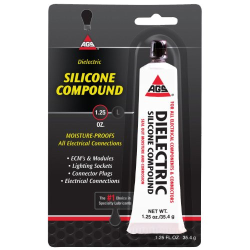 AGS Company DS-1 Dielectric Silicone Grease, Tube, 1.25 oz, Card