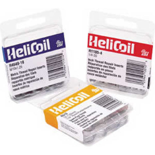 Helicoil R1191-4 Replacement Inserts, 1/4" x 28 NF, 12 Pack
