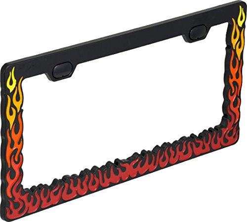Bell Automotive Flames Design License Plate Frame (22-1-46168-8)