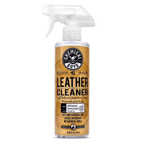 Chemical Guys SPI_208_16 Colorless and Odorless Leather Cleaner for Car, 16 oz