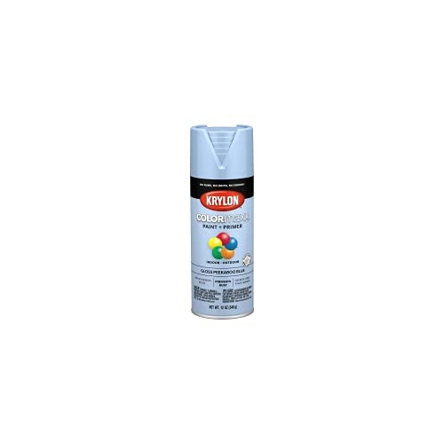 Krylon Colormaxx Gloss Peekaboo Blue Spray Paint + Primer (K05530007 SKU: JB-DUP-5530)