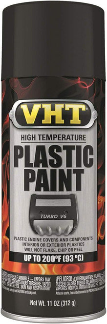 Dupli-Color VHT 11oz Black Plastic Paint (SP820)