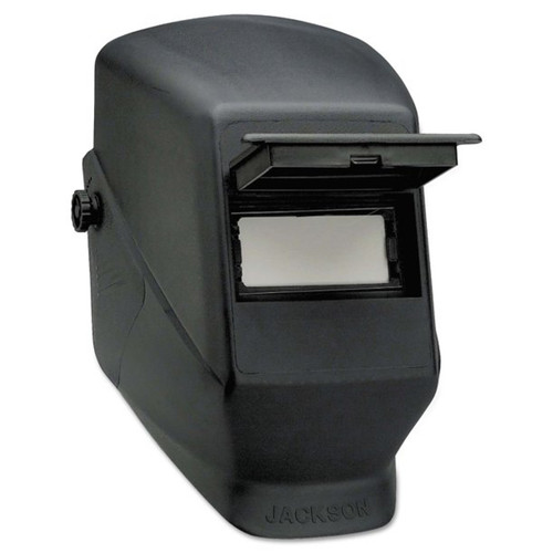 Jackson Safety Passive Welding Helmet, HSL 2, Green #10, Black (15132)