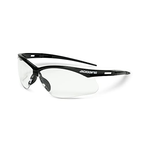 Jackson Safety 50000 Safety Glasses with Clear Anti-Scratch Lens