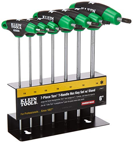 Klein Tools JTH67T Hex Key Set, TORX T-Handle Hex Key Allen Wrench