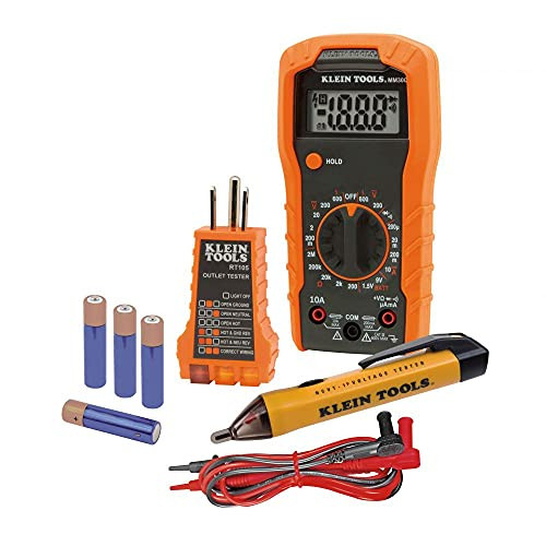 Kit uji multimeter Klein Tools 69149p, multimeter digital Klein , penguji tegangan