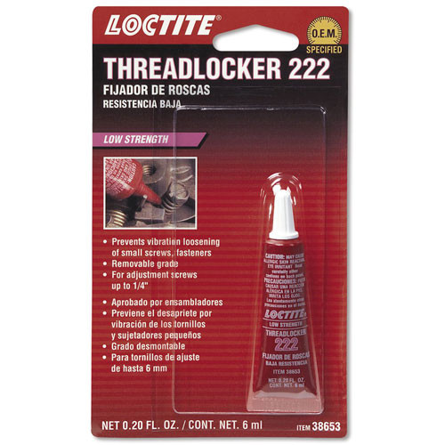 Loctite 2096082 QuickTape 249 Medium Strength Blue Threadlocker, 260" Length JB Tool Sales