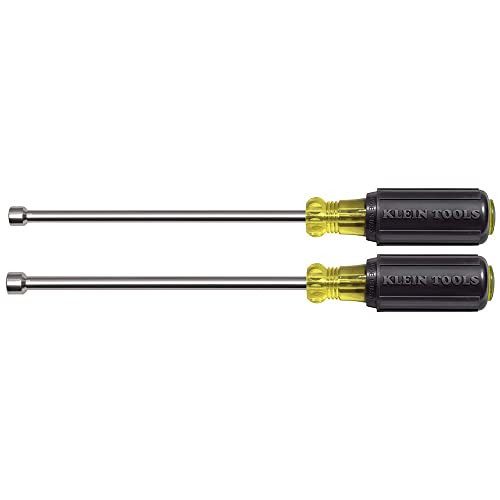 Klein Tools 646M Tool Set, Magnetic Nut Drivers Sizes 1/4 and 5/16-Inch