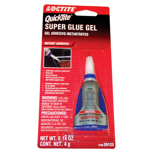 Loctite 39123 Quicktite Super Glue Gel - Instant Adhesive