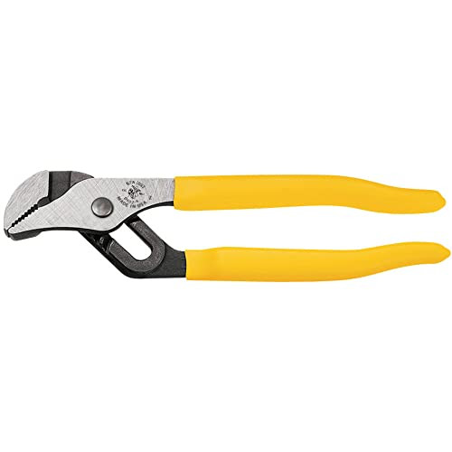 Klein Tools D502-6 Alicates para bomba, machihembrado y ranura sumergido de 6 pulgadas, amarillo