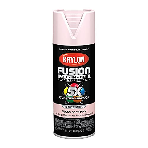 Krylon K02708007 Fusion All-In-One Spray Paint for Indoor/Outdoor Use,  Gloss Hot