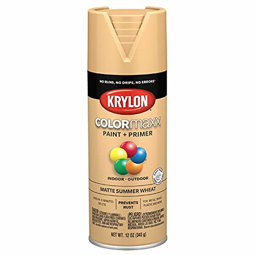 Krylon Fusion K05595007 Summer Wheat, Matte-12 Ounce Aerosol Paint