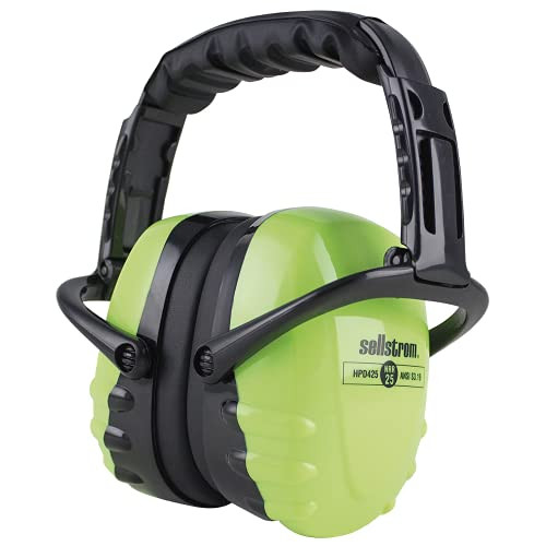 Sellstrom S23407 Noise Cancelling Dielectric Safety Ear Muffs, 25dB NRR