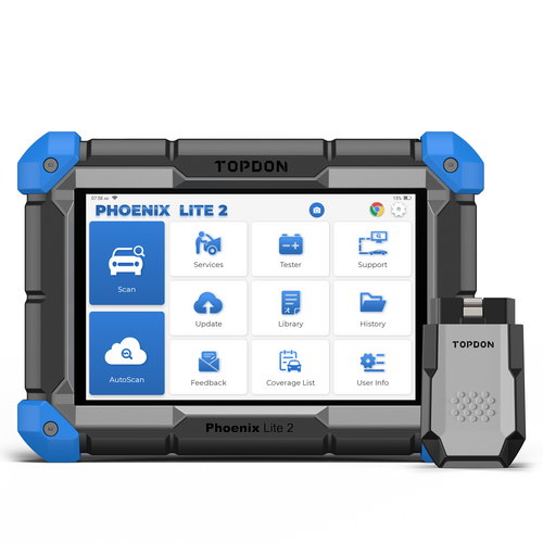 Escáner topdon td52110105 obd2, lector de códigos artidiag600