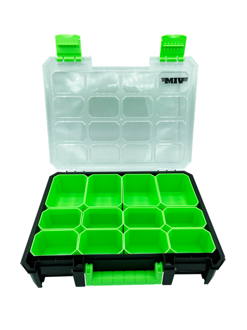 VIM Tools Storage Case with 12 Removable Bins (SCS)