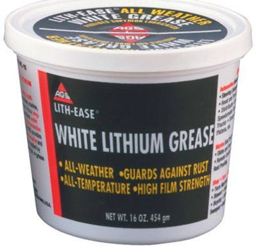 AGS Company WL-15 1-Lb. All-Weather White Lithium Grease