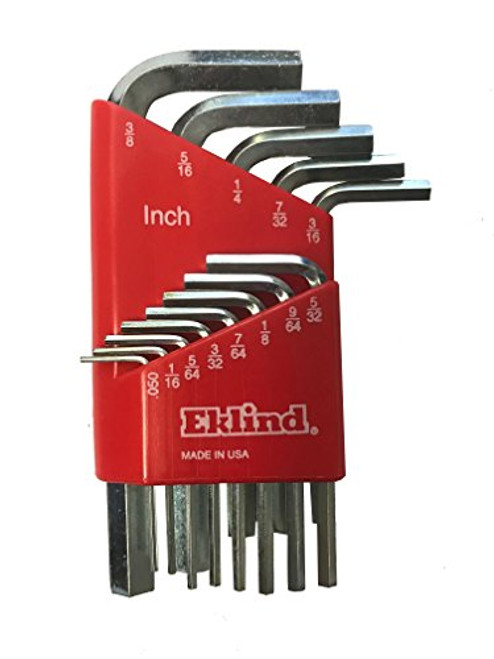 Eklind 17322 Extra Long Metric & SAE Ball End Hex Key Set